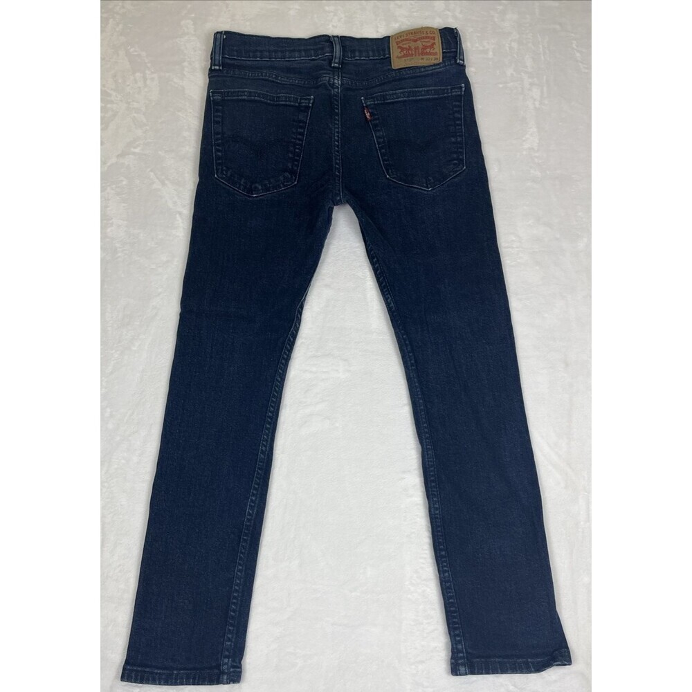Levi's 519 Men's Jeans Slim Straight Blue Size 32 x 30 - Picture 9 of 10